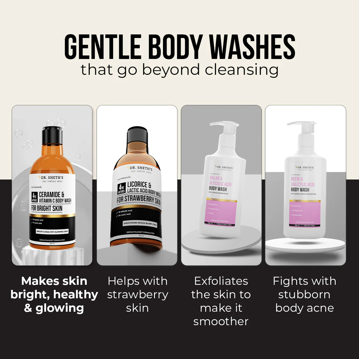 Ceramide & Vitamin C Body Wash - 250ml - Image 10
