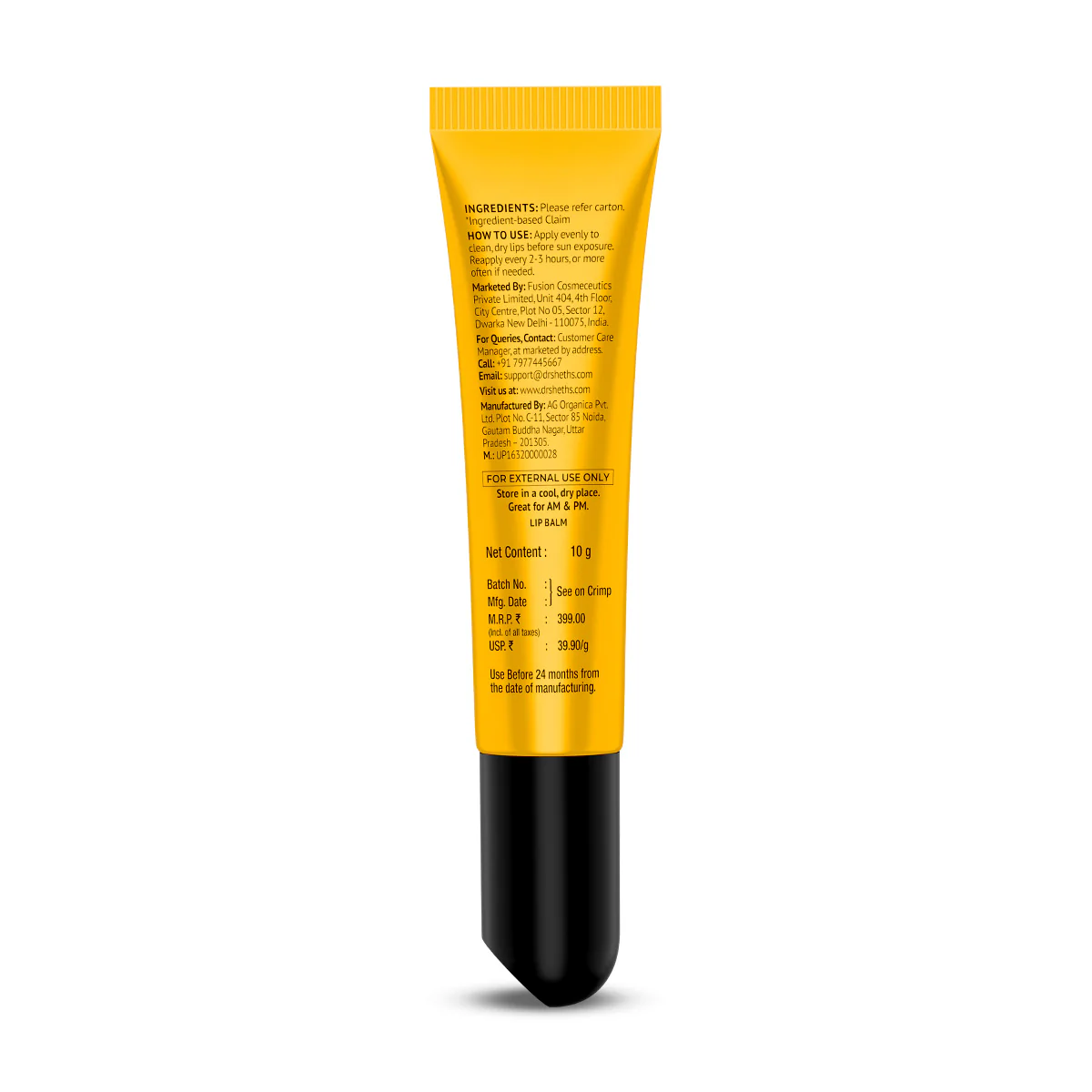 Ceramide & Vitamin C Lip Balm - 10g - Image 14