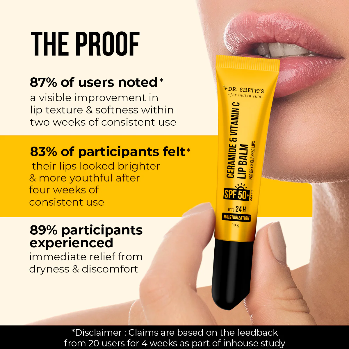 Ceramide & Vitamin C Lip Balm - 10g - Image 5