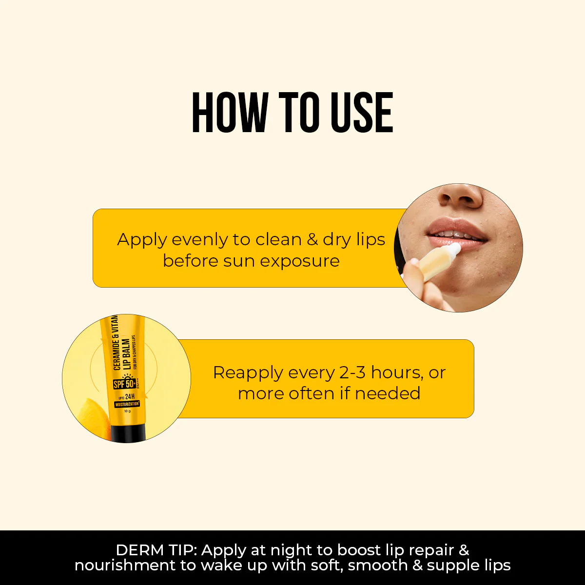 Ceramide & Vitamin C Lip Balm - 10g - Image 6