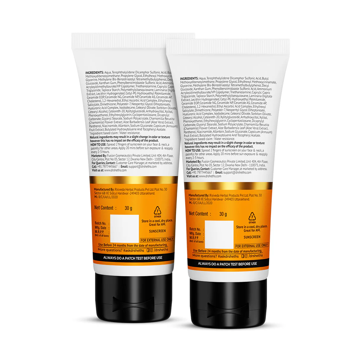 Ceramide & Vitamin C Oil Free Sunscreen - 30g (Pack of 2) - Image 13