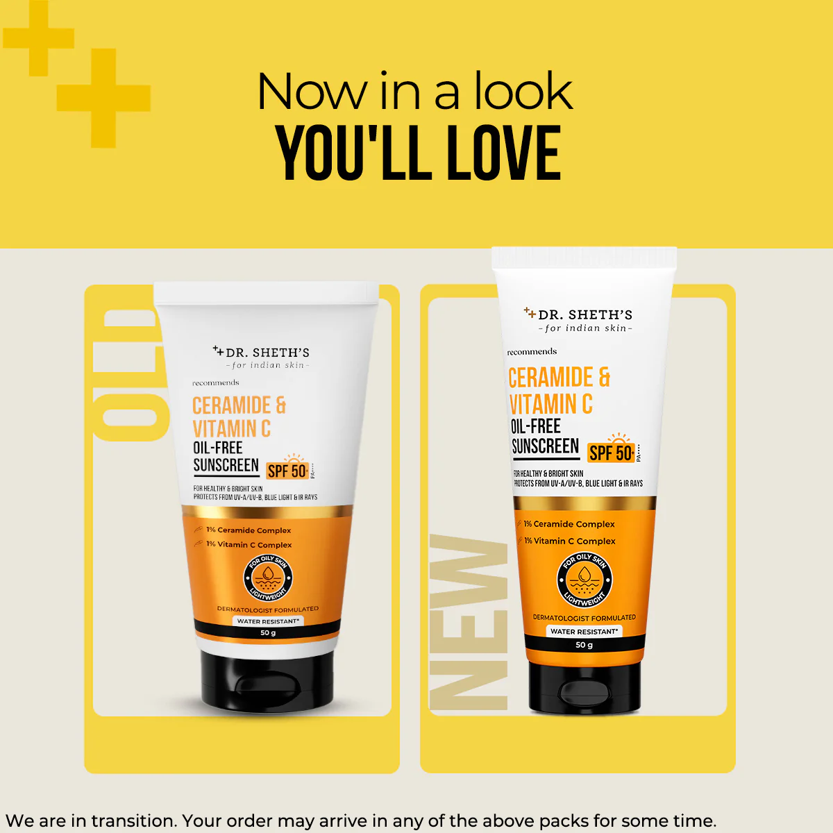 Ceramide & Vitamin C Oil Free Sunscreen - 50 gm In-Vivo Tested SPF 50+ PA ++++ - Image 3