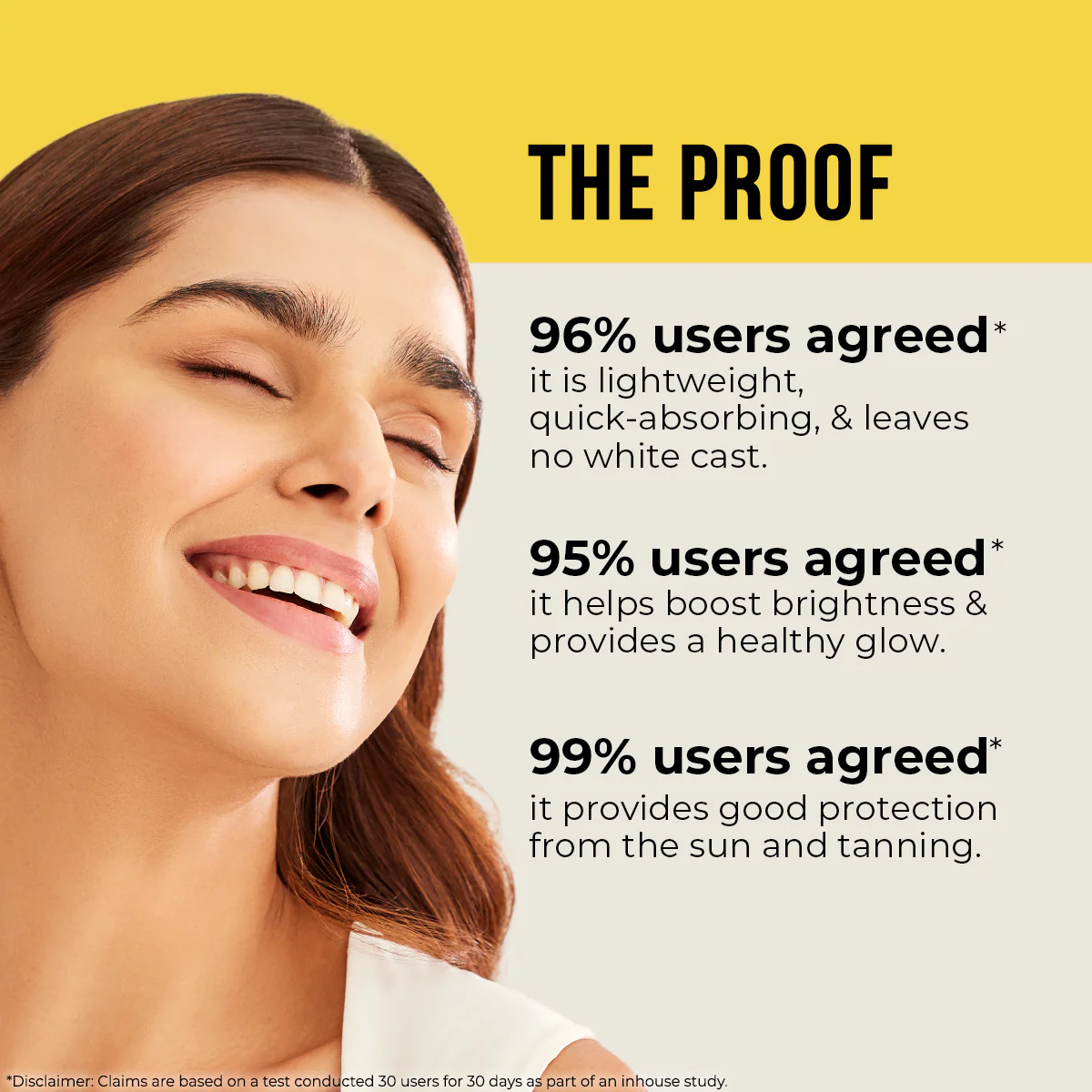 Ceramide & Vitamin C Oil Free Sunscreen - 50 gm In-Vivo Tested SPF 50+ PA ++++ - Image 7