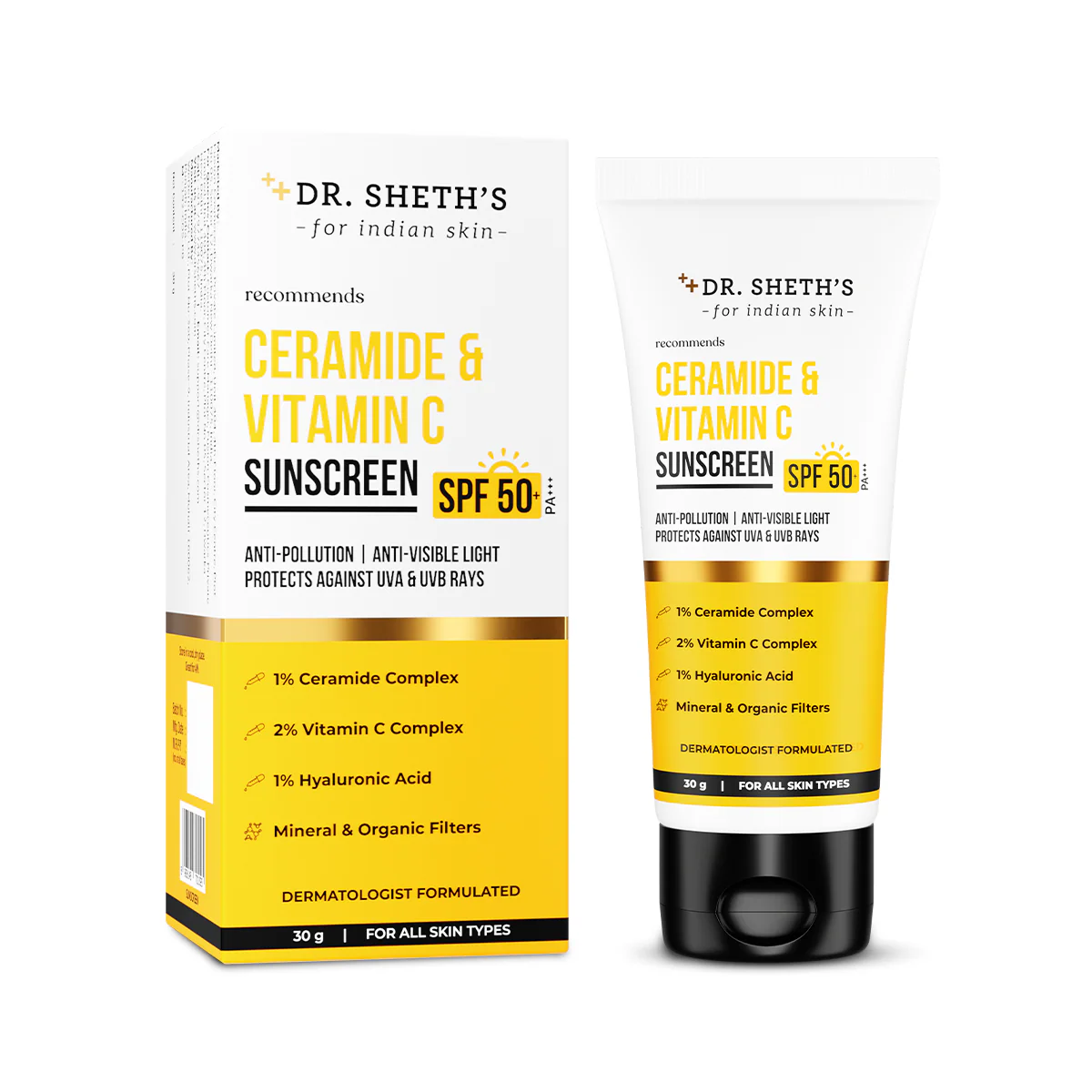 Ceramide & Vitamin C Sunscreen - 30g - Image 5