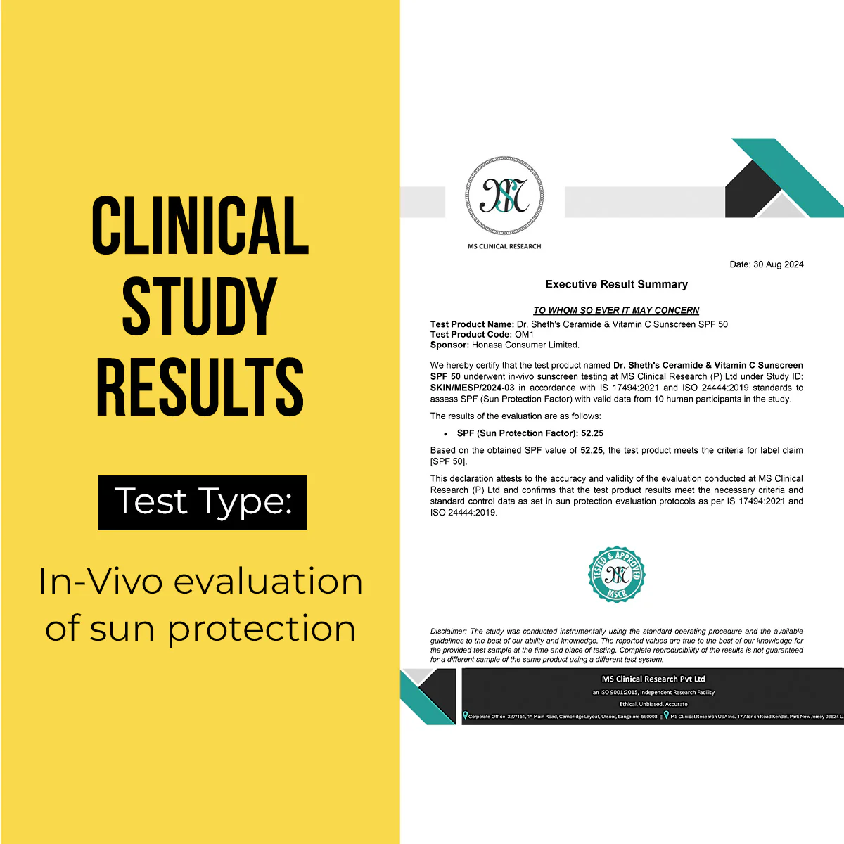 Ceramide & Vitamin C Sunscreen - 30g - Image 6