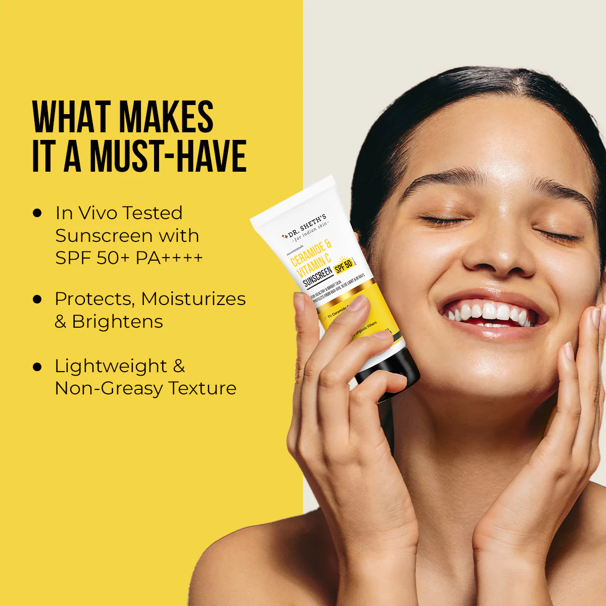 Ceramide & Vitamin C Sunscreen - 30g (Pack of 2) - Image 3