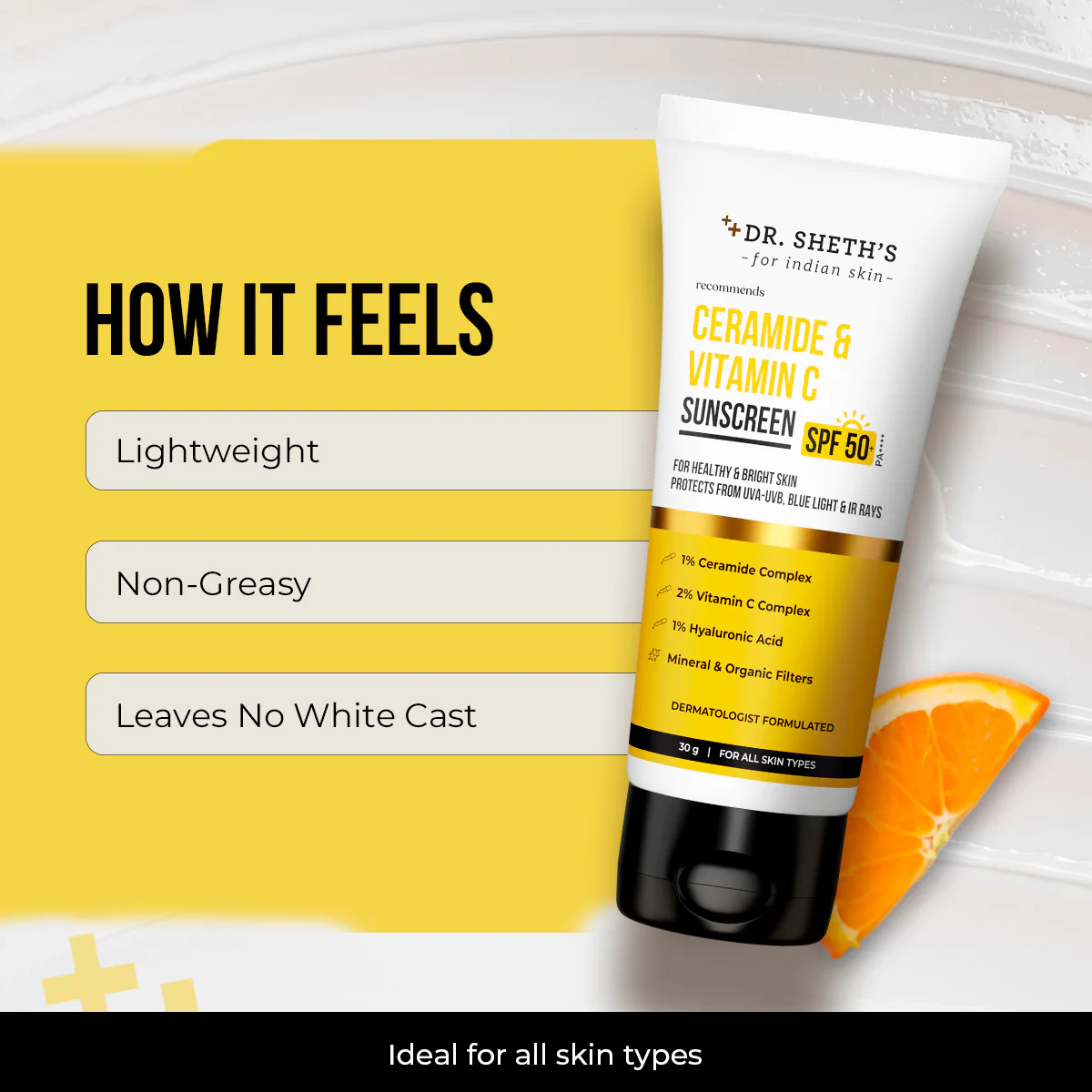 Ceramide & Vitamin C Sunscreen - 30g (Pack of 2) - Image 7