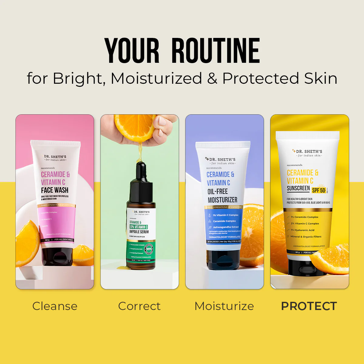 Ceramide & Vitamin C Sunscreen - 80 gm In-Vivo Tested SPF 50+ PA ++++ - Image 8