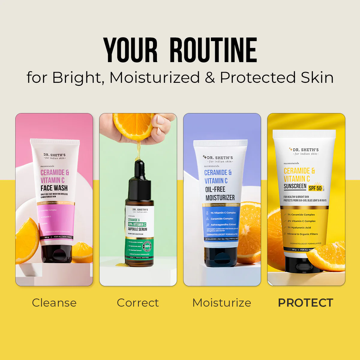 Ceramide & Vitamin C Sunscreen - 50g (Pack of 2) - Image 9
