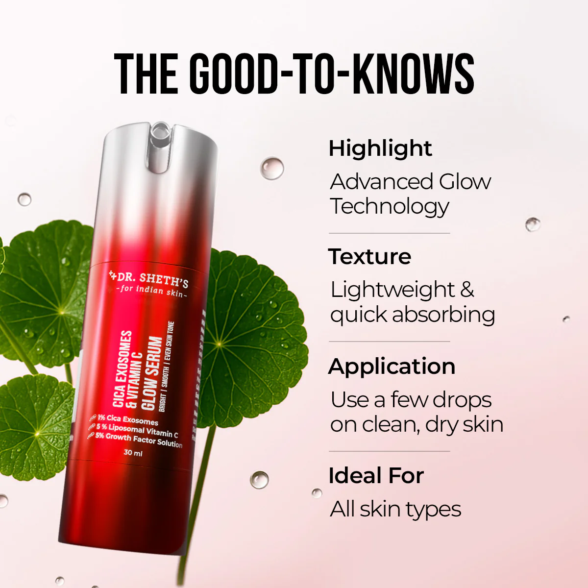 Cica Exosomes & Vitamin C Glow Serum - 30ml - Image 3