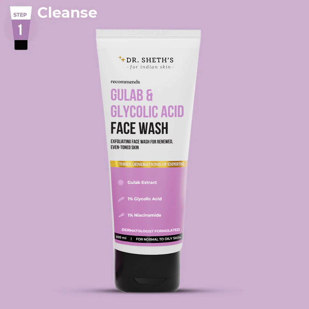 Gulab & Glycolic Acid Face Wash - 100g - Image 3