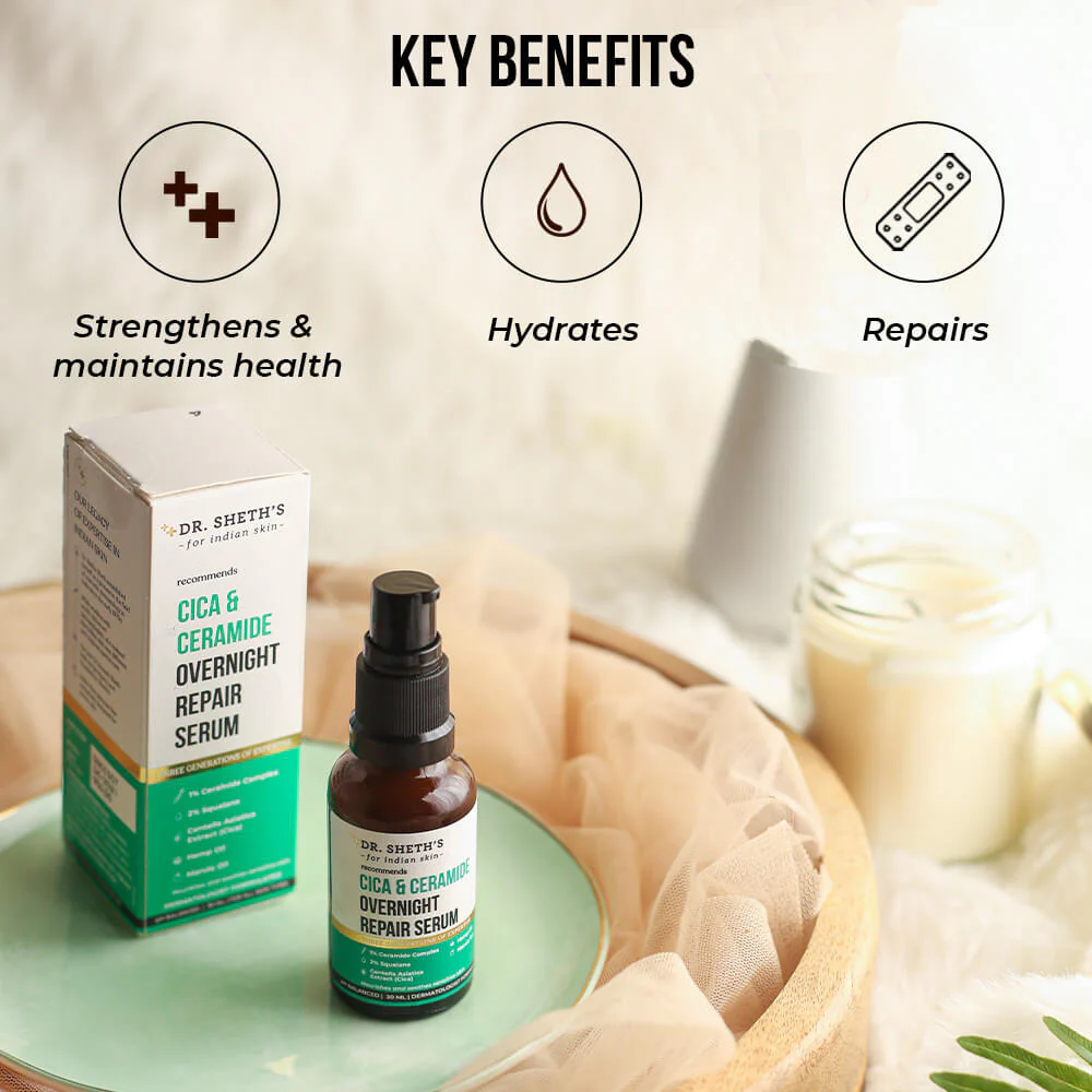 Cica & Ceramide Overnight Repair Serum - 30ml - Image 3