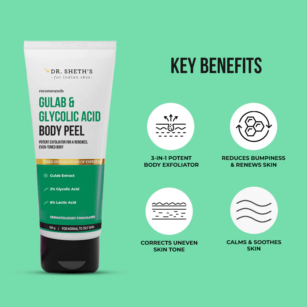 Gulab & Glycolic Acid Body Peel - 100g - Image 4