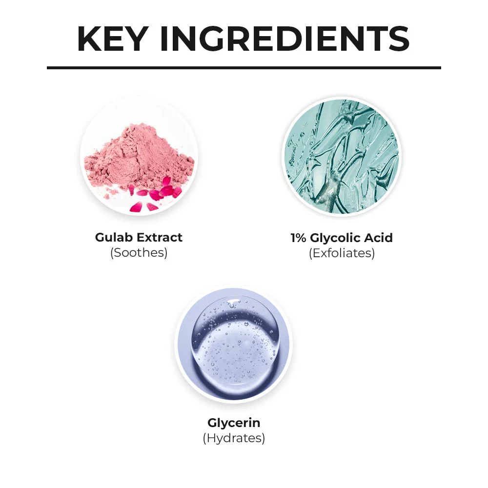 Gulab & Glycolic Acid Body Wash - 250ml - Image 5