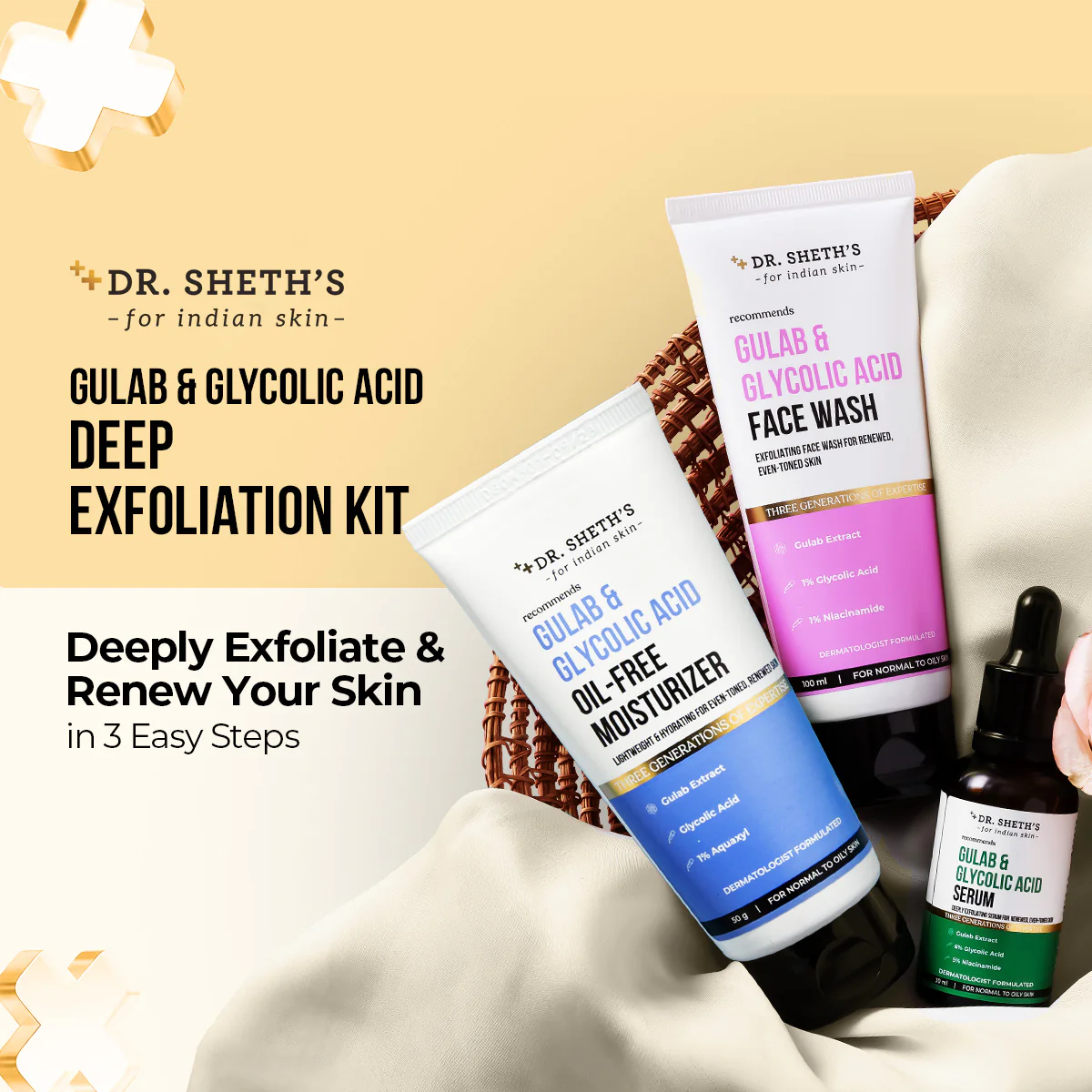 Gulab & Glycolic Acid Deep Exfoliation Kit - Image 2