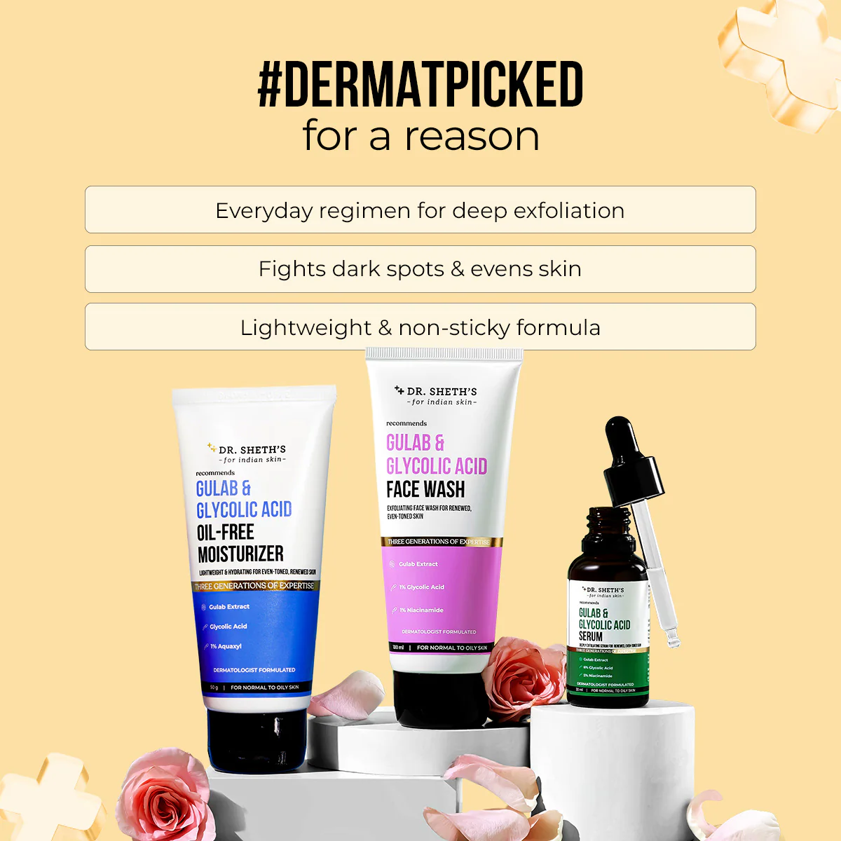 Gulab & Glycolic Acid Deep Exfoliation Kit - Image 5