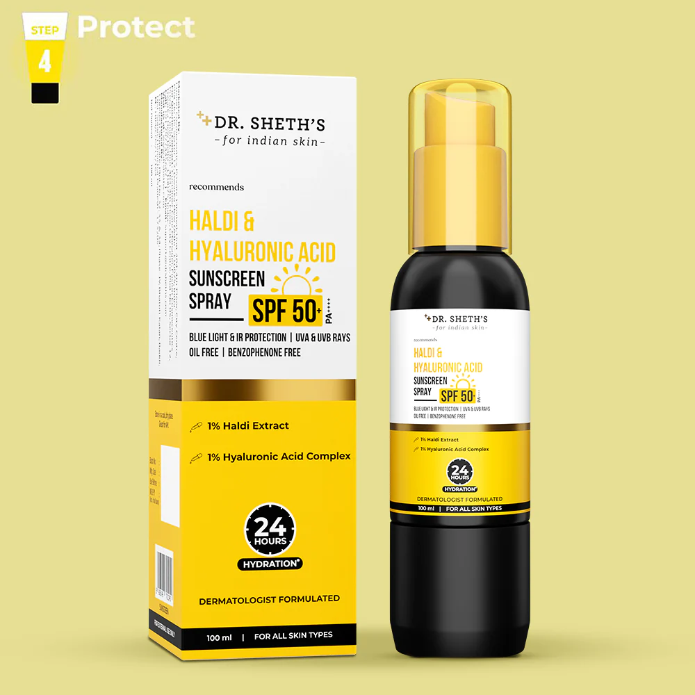 Haldi & Hyaluronic Acid Sunscreen Spray - 100ml - Image 5