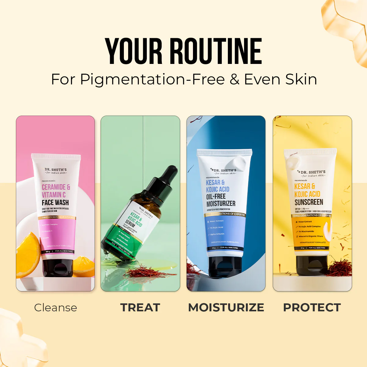 Kesar & Kojic Acid Anti-Pigmentation Trio - Image 8