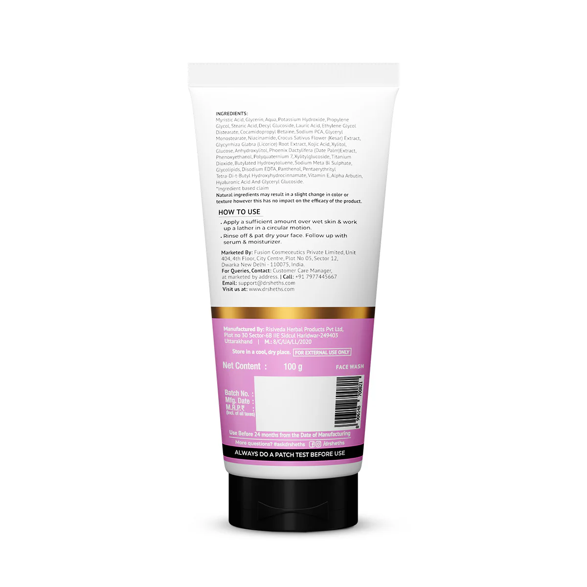 Kesar & Kojic Acid Face Wash - 100g - Image 10
