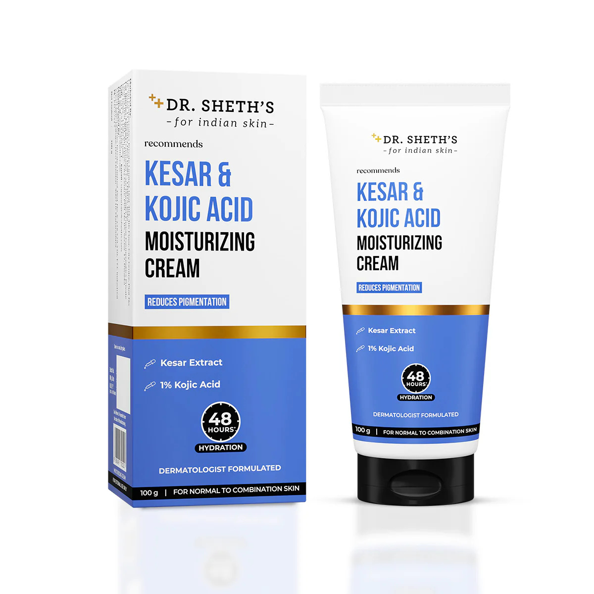 Kesar & Kojic Acid Moisturizing Cream - 100g - Image 3