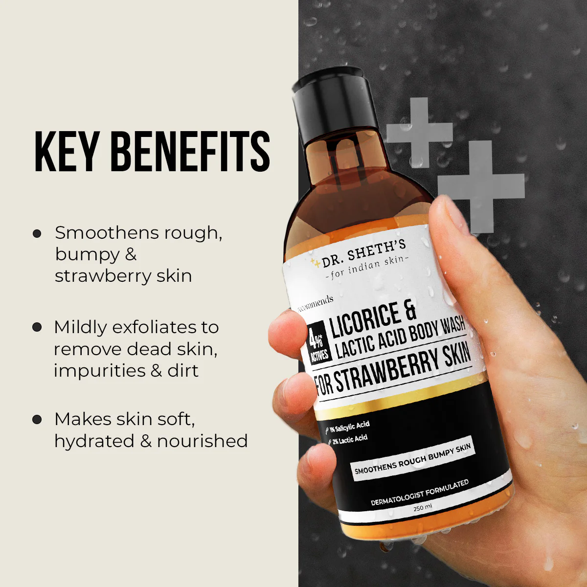 Licorice & Lactic Acid Body Wash - 250ml - Image 7