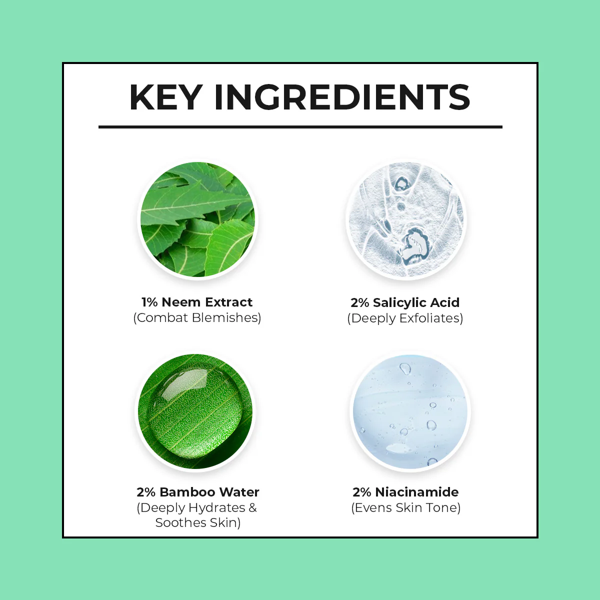Neem & 2% Salicylic Acid Ampoule Serum - 30ml - Image 4