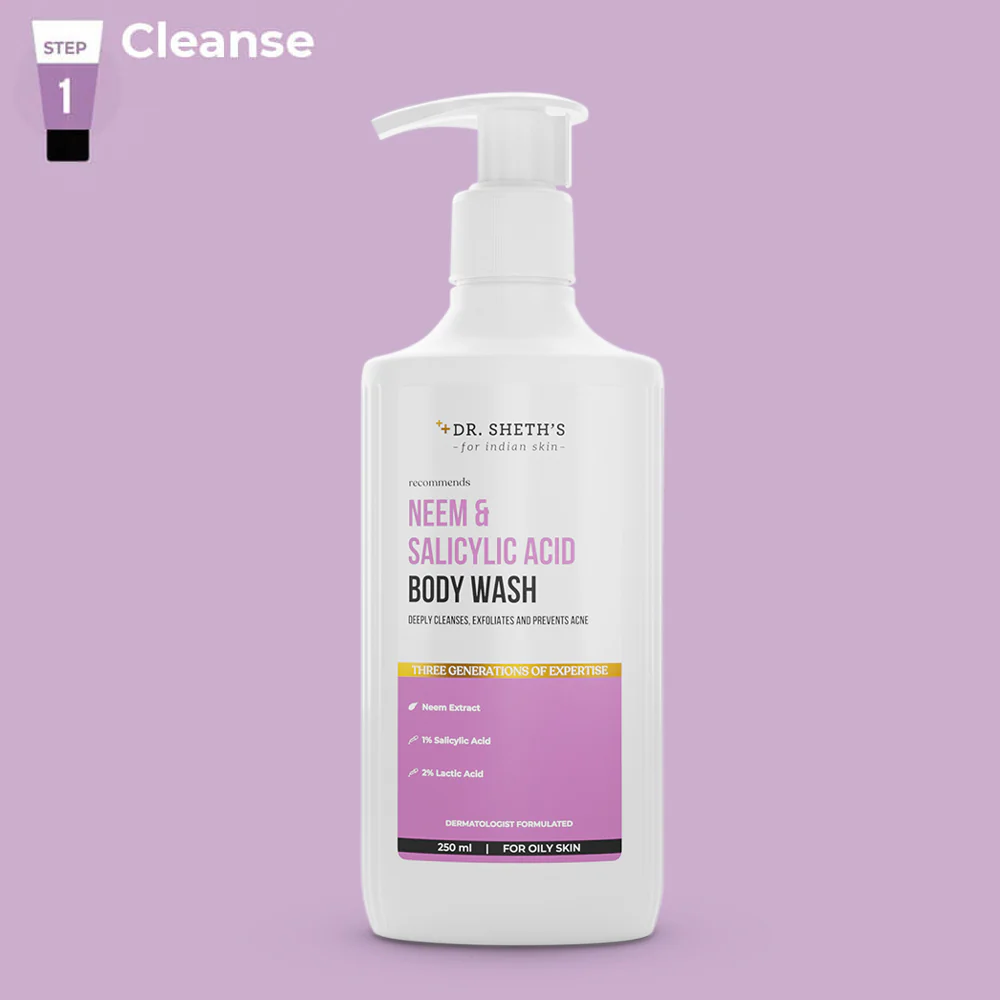 Neem & Salicylic Acid Body Wash - 250ml - Image 3