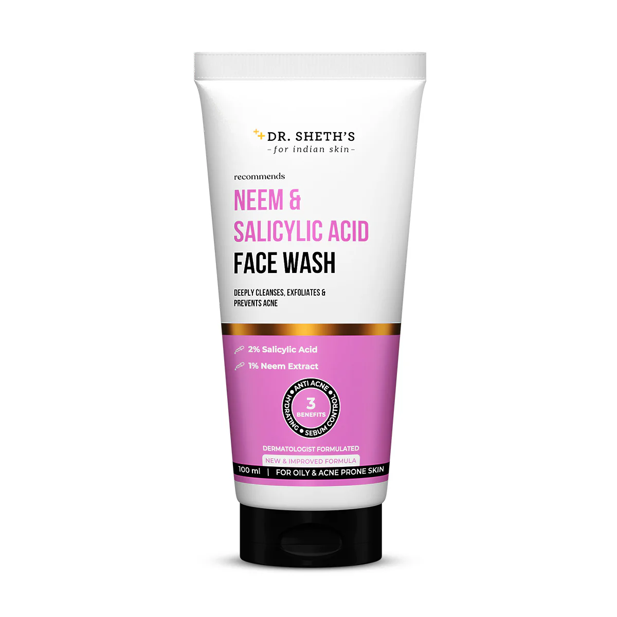 Neem & Salicylic Acid Face Wash - 100ml - Image 9